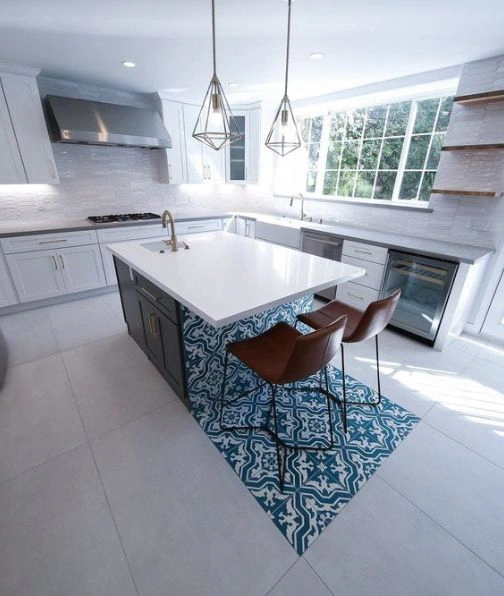  Moder kitchen renovation project by Zion General Construction Network Inc in Los Angeles.